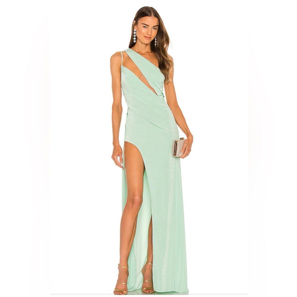 NWT Katie May Revolve A Cut Above Gown in Seagreen Size S